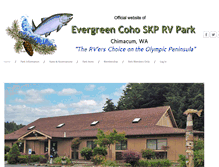 Tablet Screenshot of evergreencohoskprvpark.com